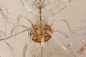 F61110EC: Large Palatial 12 Arm Crystal Chandelier