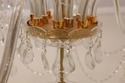 F61110EC: Large Palatial 12 Arm Crystal Chandelier