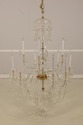 F61110EC: Large Palatial 12 Arm Crystal Chandelier