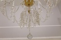 F61110EC: Large Palatial 12 Arm Crystal Chandelier