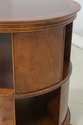 L61192EC: DREXEL Round Walnut Bookshelf Occasional