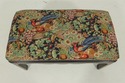 61205EC: Chinoiserie Decorated Upholstered Bench -