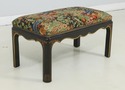 61205EC: Chinoiserie Decorated Upholstered Bench -