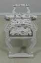 L61204EC: Baroque Style Painted Finish Upholstered