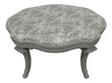 61207EC: Newly Upholstered Tufted Seat Shabby Chic