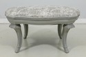 61207EC: Newly Upholstered Tufted Seat Shabby Chic