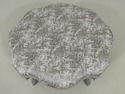 61207EC: Newly Upholstered Tufted Seat Shabby Chic