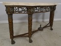 65206EC: MAITLAND SMITH Iron Base Console Table w.