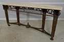 65206EC: MAITLAND SMITH Iron Base Console Table w.