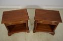 65246EC: Pair STICKLEY Cherry Chippendale Style Ni