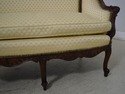 F65348EC: Vintage French Louis XV Walnut Settee Lo