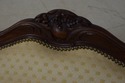 F65348EC: Vintage French Louis XV Walnut Settee Lo