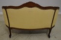 F65348EC: Vintage French Louis XV Walnut Settee Lo