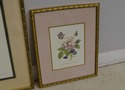 F65151EC: Lot of 3 Framed & Matted Floral Prints	