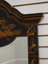 65161EC: LINEAGE Chinoiserie Decorated Beveled Gla