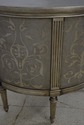 65203EC: French Louis XVI DREXEL Silverleaf 2 Door