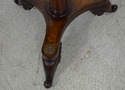 L65084EC: Regency Style Burl Walnut Round Pedestal