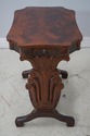 F61440EC: Italian 1 Drawer Carved Figural Mahogany