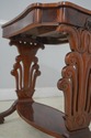 F61440EC: Italian 1 Drawer Carved Figural Mahogany