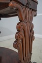 F61440EC: Italian 1 Drawer Carved Figural Mahogany