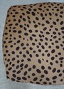 61417EC: French Gold Finish Leopard Print Upholste