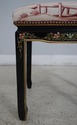 F61418EC: Chinoiserie Decorator Ottoman w. Brand N