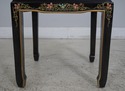 F61418EC: Chinoiserie Decorator Ottoman w. Brand N