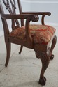 L65518EC: Set of 8 ETHAN ALLEN Carved Mahogany Chi