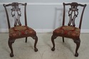 L65518EC: Set of 8 ETHAN ALLEN Carved Mahogany Chi