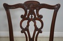 L65518EC: Set of 8 ETHAN ALLEN Carved Mahogany Chi