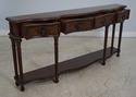 65394EC: HOOKER 4 Drawer Continental Console Table