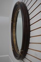 F65418EC: Round Large Regency Style Beveled Mirror