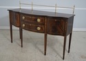 L65473EC: STICKLEY Inlaid Mahogany Brass Gallery S