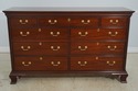 65490EC: Chippendale 10 Drawer Mahogany Gentleman'