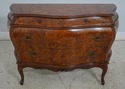 65544EC: DECORATIVE CRAFTS Italian Burl Walnut Com