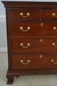 65490EC: Chippendale 10 Drawer Mahogany Gentleman'