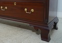 65490EC: Chippendale 10 Drawer Mahogany Gentleman'