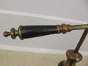 LF57012EC: Brass Adjustable Arm Lamp w. Toleware S
