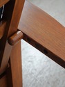 74673: STICKLEY Mission Oak Leather Chair & Ottoma