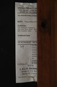 74673: STICKLEY Mission Oak Leather Chair & Ottoma