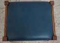 74673: STICKLEY Mission Oak Leather Chair & Ottoma