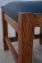 74673: STICKLEY Mission Oak Leather Chair & Ottoma