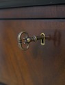 74457: EJ VICTOR Regency Mahogany Gilded Sideboard