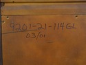 74457: EJ VICTOR Regency Mahogany Gilded Sideboard