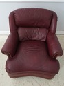 F74644: HANCOCK & MOORE Leather Chair & Ottoman