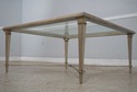 74731: Modern Hollywood Regency Square Silver Leaf