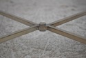 74731: Modern Hollywood Regency Square Silver Leaf