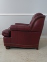 F74644: HANCOCK & MOORE Leather Chair & Ottoman