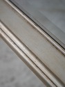 74731: Modern Hollywood Regency Square Silver Leaf