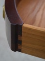 74701: HICKORY CHAIR Mahogany Inlaid Drum Table